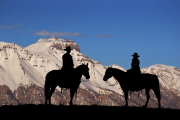 Silhouetted Against Grandeur-