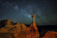 Mid-morning Milky Way In Toadstools