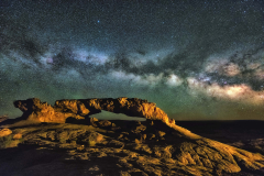 Sunset Arch and Night Sky