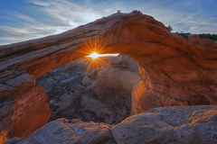 Eggshell Arch And Sunset Starburst